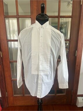 Vintage 1990's Monte Carlo Tuxedo Shirt 15 15 1/2 Medium
